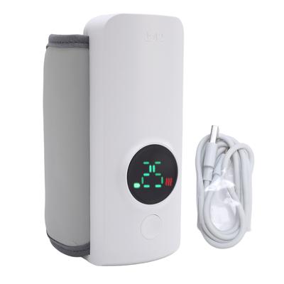 Baby Bottle Warmer 6 Temperature Gears Fast Heating USB Rechargeable Portable Bottle Warmer Insulated Sleeve for