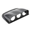 52mm/2in 3 Hole Dome Lip Dashboard Pod Mount Bracket ABS Plastic Universal Triple Dash Gauge Console Pod Fit for Muscle, Manual Cars, Sports Models