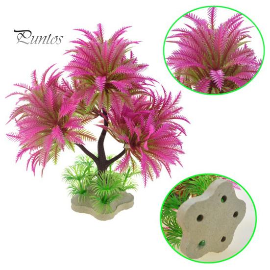 Aquarium Artificial Plants Realistic Aquatic Plastic Grass Hydroponic Simulation Trees Landscape Easy To Maintain Safe Fake Seaweed for Fish Tank