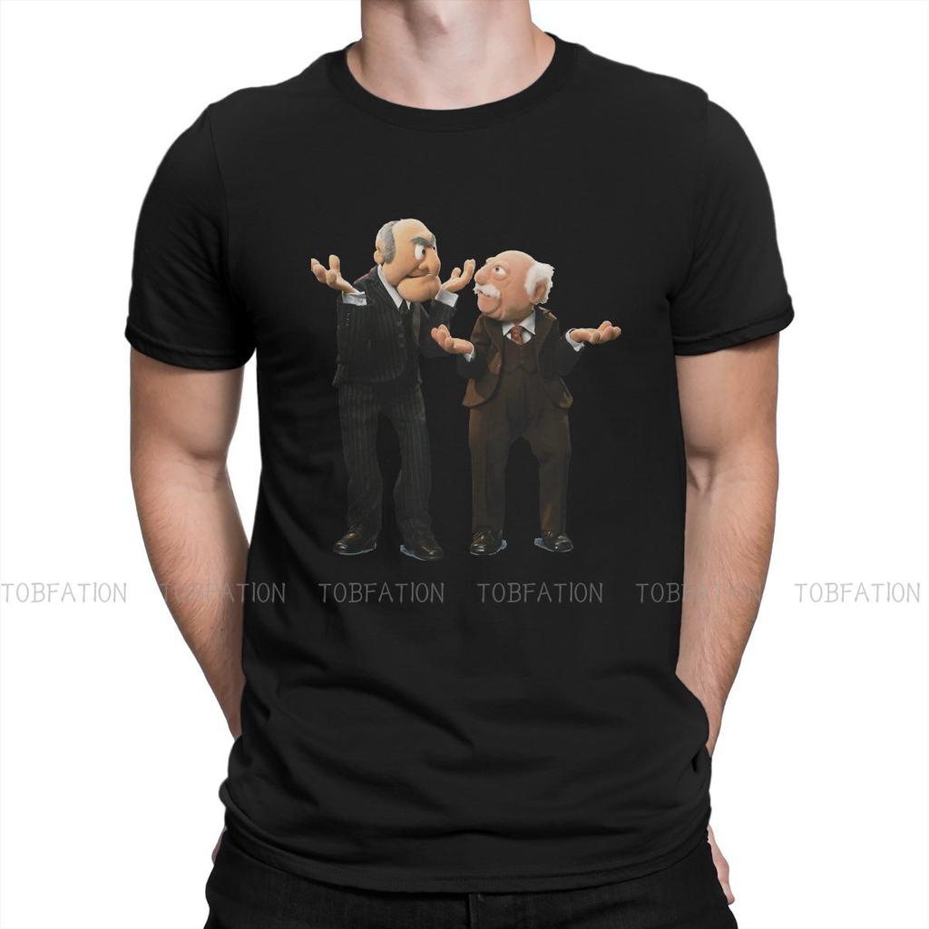 Statler And Waldorf What Look Each Other T Shirt Classic Grunge High Quality Tshirt Large Oneck Streetwear