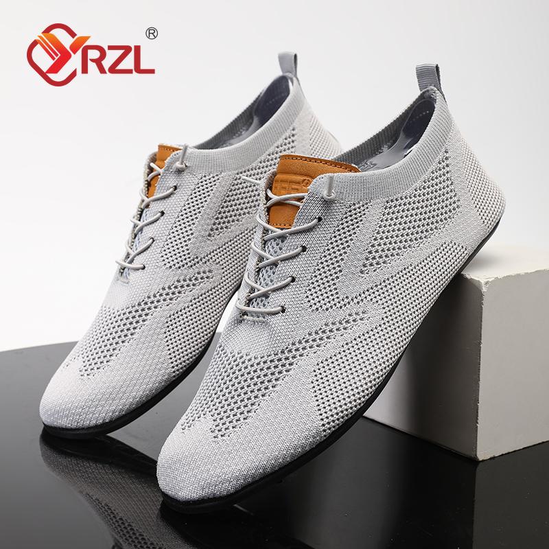 Mocassini da Uomo YRZL in Rete Mocassini da Guida Suola Sottile Scarpe Piatte da Passeggio Leggere Traspiranti Antiscivolo Mocassini Casual Scarpe da Uomo