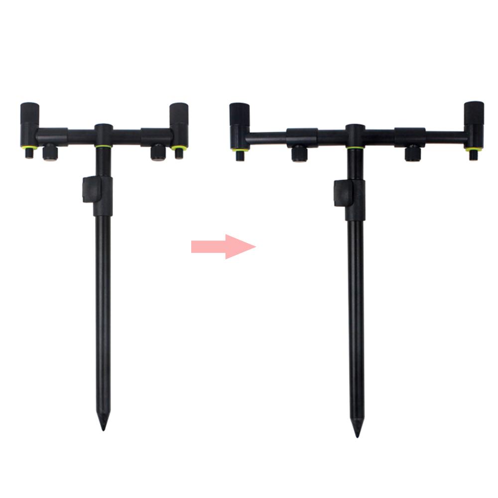 Extending Bank Stick Carp Fishing Adjustable Aluminum Bankstick Pole Rest for Bite Alarm