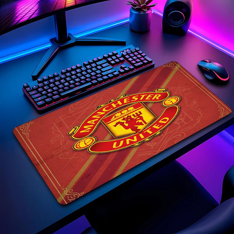 Tappetino per Mouse con Motivo Calcio Manchester United Non?Tappetino Mouse da Gioco Antiscivolo con Base in Gomma per Scrivania Ufficio Casa
