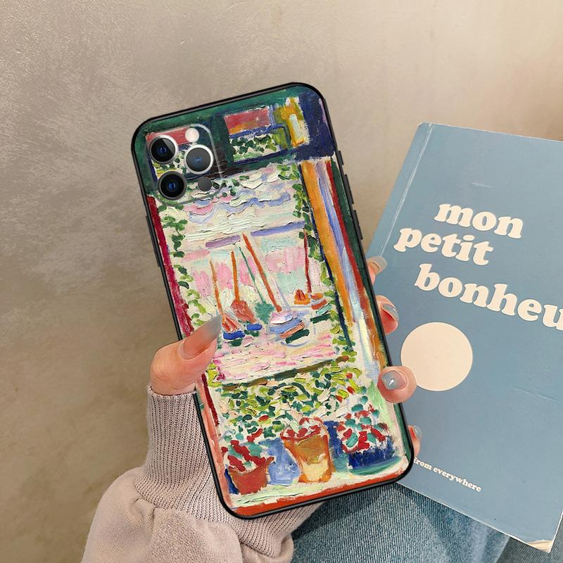 Henri Matisse Art Painting Case For iPhone 17 Air 16 15 14 13 11 12 Pro Max 13 mini XR 15 16 Plus 16e Back Cover Shell