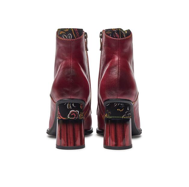 Ботильоны Laura Vita Gucstoo 41 бордового цвета