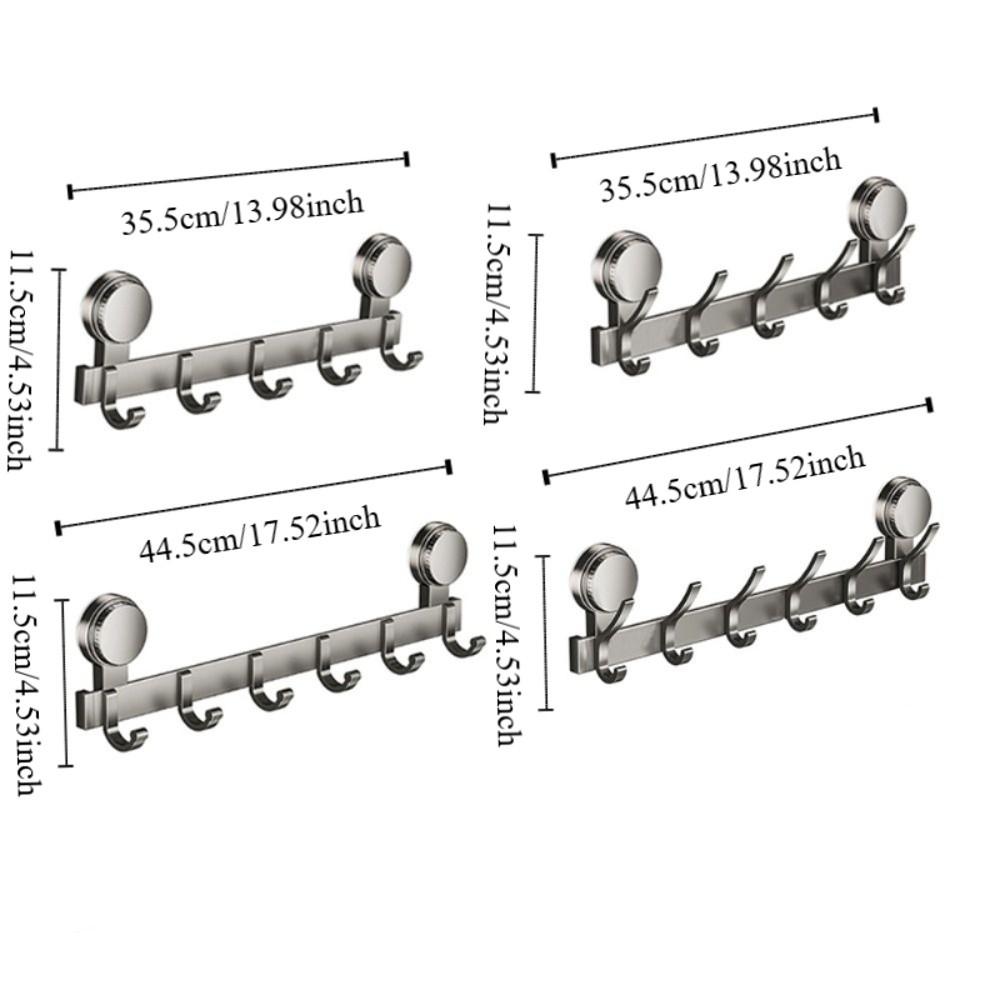 Strong Load-bearing Suction Cup Door Hook No Drilling Towel Storage Hook  Kitchen