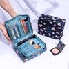 Multifunktionale Reise-Make-up-Tasche für Mädchen, wasserdichter, tragbarer Kosmetik-Organizer mit mehreren Fächern für Damen