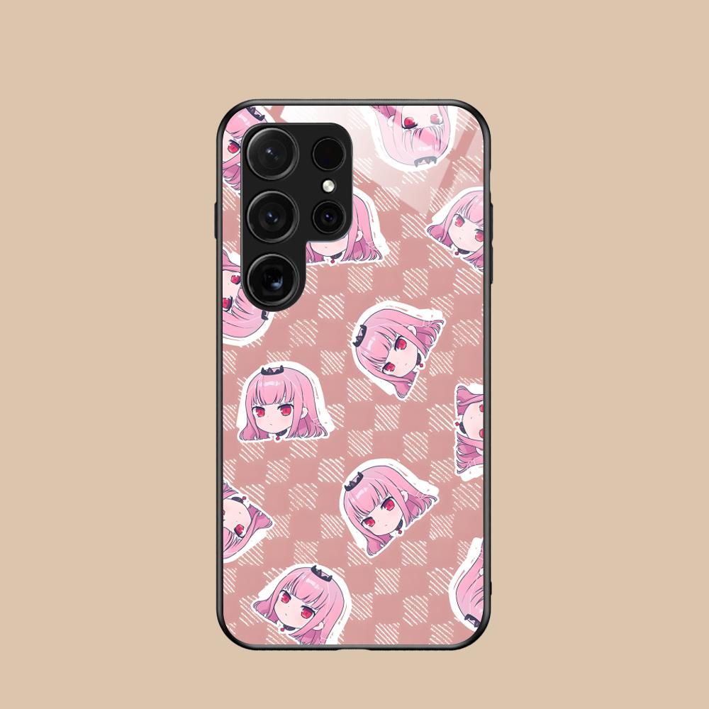 Holo Mori Calliope Glass Mobile Phone Case for Samsung Galaxy A56 55 54 53 52 51 36 35 34 23 16 15 5G Colorful Cover