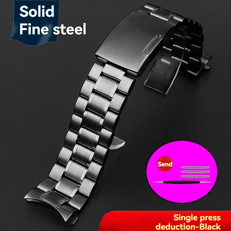 Stainless steel strap For Casio MTP-1375 EFV-540 500 EFS-S510 EFR-303 Universa Metal Watchband 20mm 22mm Bracelet wristband