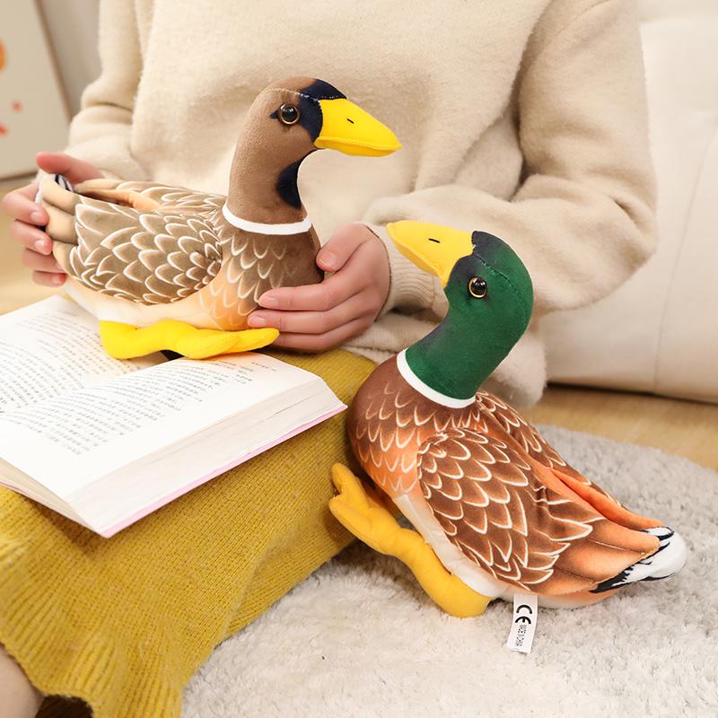 22cm Cute Wild Duck Soft Stuffed Animal Pillow Sofa Decor Cute Yellow Duck Plush Toys Birthday Toy Gift
