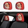2Pcs Santa Claus Car Headrest Cover Universal Auto Seat Headcover  Gift for Car Lover