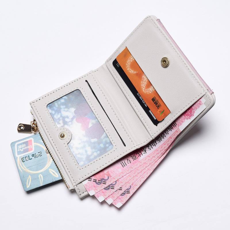 New Women's Wallet Girls Wallet Short Card Bag Multi-card Change Bag Wallet Wallet Wallet