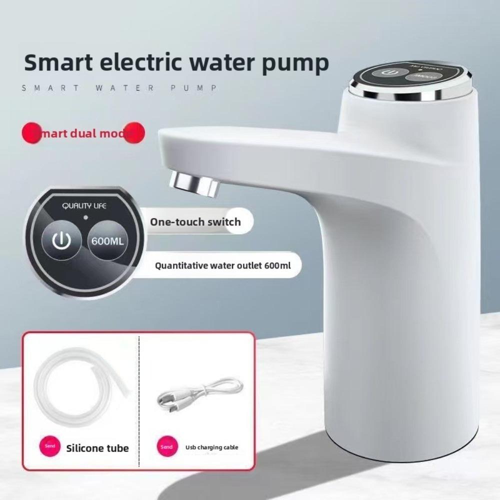 D5 Water Dispenser Universal 3/4/5 Gallon Water Pump Outdoor Camping Portable BBQ Water Bottle Pump Reusable USB Charging Pump