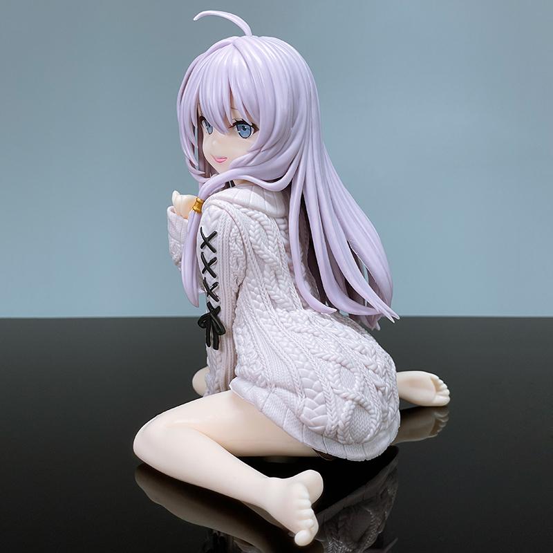 1 шт. Аниме-фигурка Путешествие Элейны, вязаное платье, ведьма Элейна, экшн-фигурка, ПВХ, коллекция, 15 см, модель, кукла, игрушки на рождественский подарок