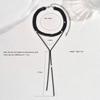 1PC Women's Fashion Trendy Water Diamond Pendant Necklace Jewelry Suitable for Date, Party, Festival Gift-L66