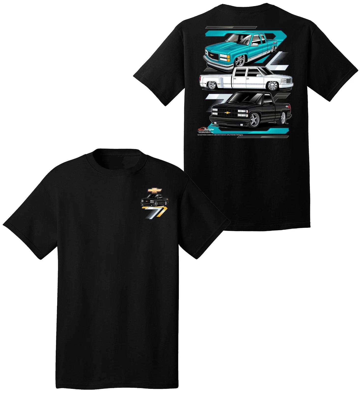 Old Body Style Chevy Trucks Black Unisex T-Shirt XL