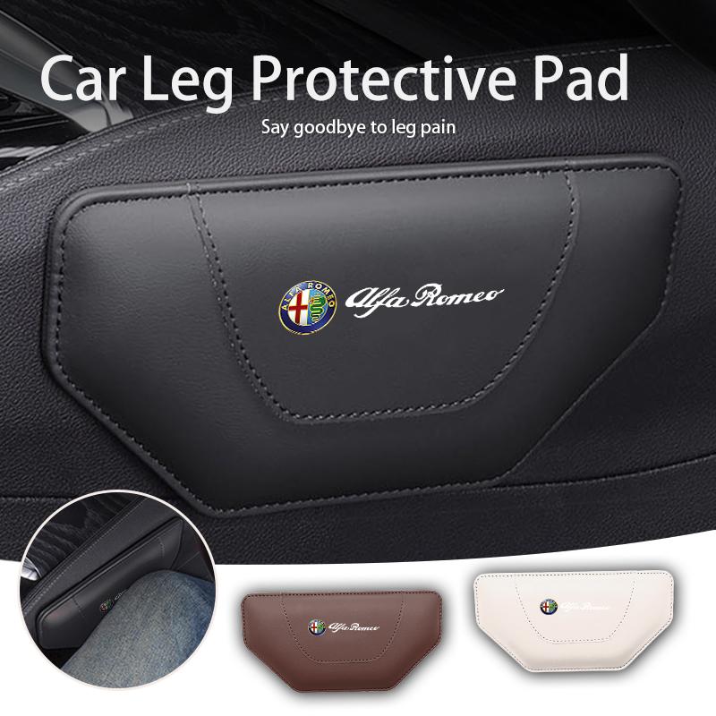 Car Knee Cushion Soft Knee Pad Elbow Thigh Support Accessories For Alfa Romeo Giulietta GT 159 147 156 Mito Brera Giulia Spider zk3