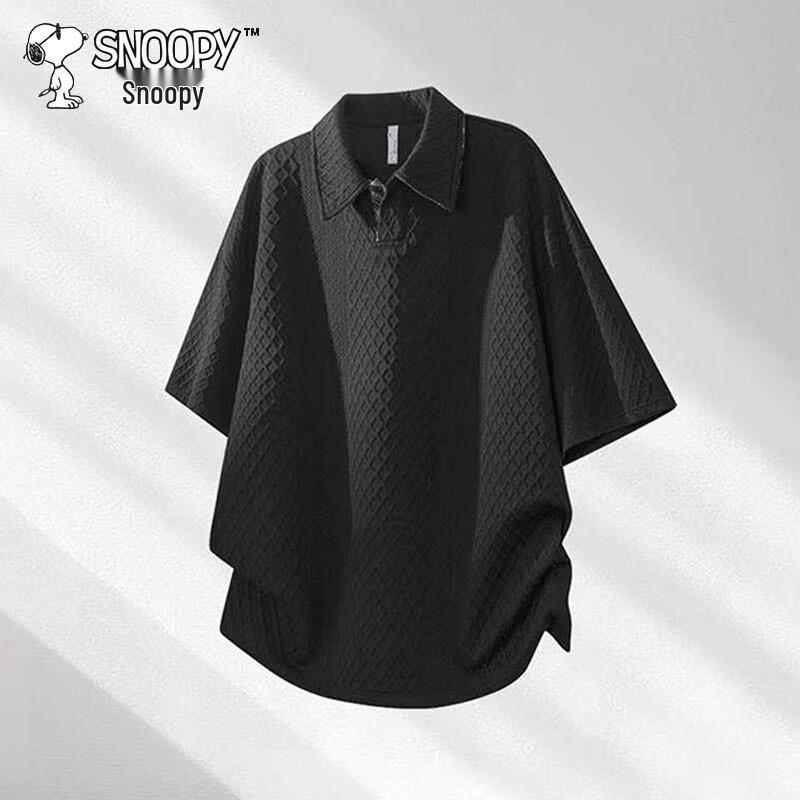 

Snoopy Men s Jacquard Polo Shirt XL