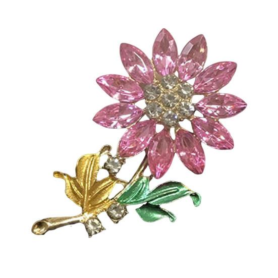 Flower Air Freshener Car Clip Universal Simple Installation Bling Faux