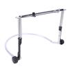 Harmonica Holder Adjustable Alloy Steel Professional Harmonica Neck Holder for 10 Hole 24 Hole Harmonicas Silver with