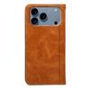 For iPhone 17 Pro Max Case Hidden Magnetic Closure Calf Texture Leather Phone Cover