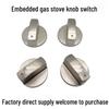 Brushed Metal Stove Ignition and Gas Switch Knob