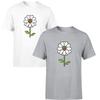 Peace Flower Unisex T Shirt Fahion Slogan   Mens Womens Tee Top