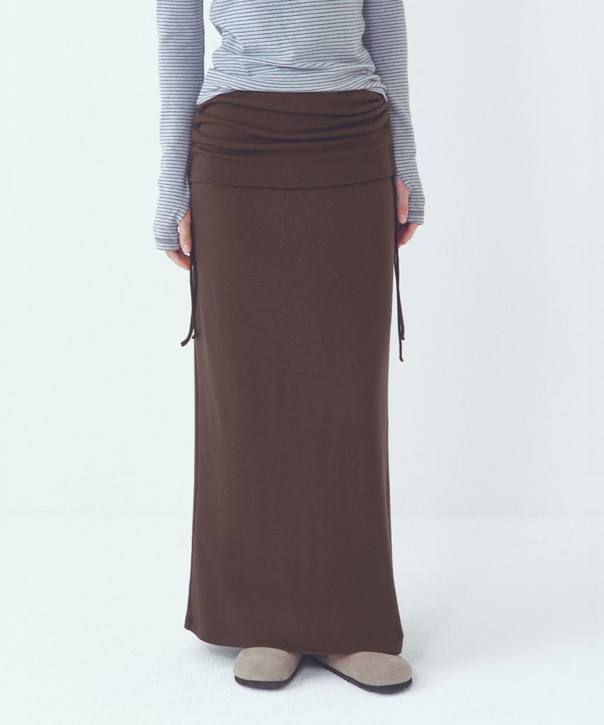 CITTA Every Day Comfort Long Skirt (Fw)_Cts623(Brown)