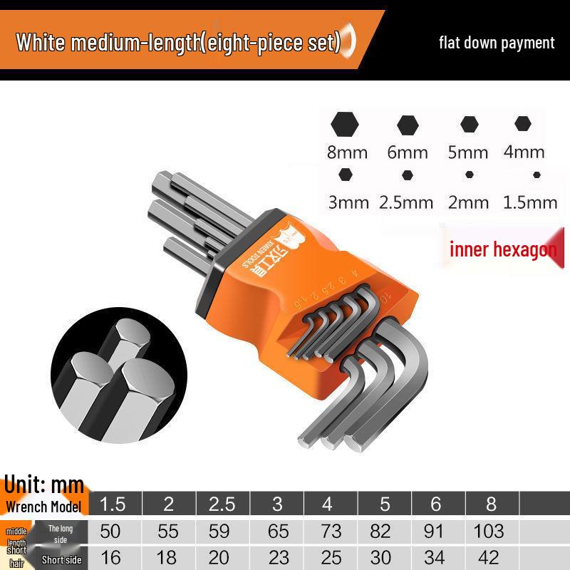High-Quality 9-Piece Hex Key and Screwdriver Set