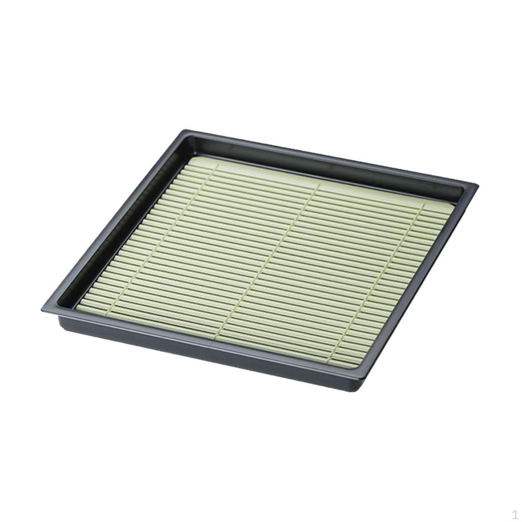 Cold Noodle Serving Platter with Drain Mat for Soba And Udon