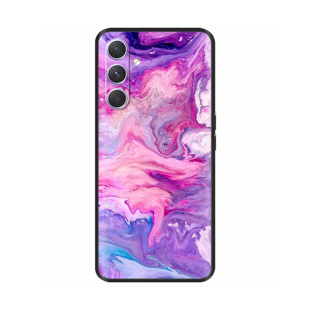 For Samsung Galaxy A34 Case 5G SM-A346B Soft Silicone TPU Phone Case For Samsung A54 5G Back Cover GalaxyA54 A 54 Bumper Para