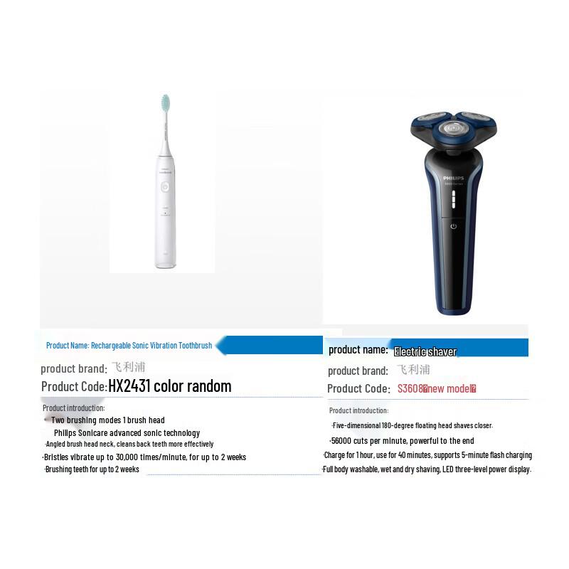 Philips HX2431 Adult Electric Toothbrush