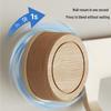 High-Grade No-Drill Adhesive Solid Wood Door Hook Rack for Bathroom and Entryway