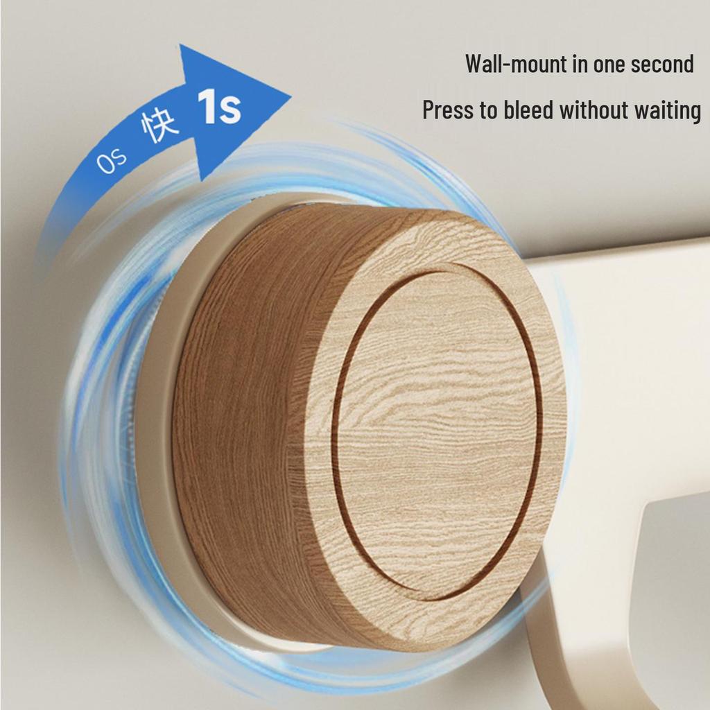 High-Grade No-Drill Adhesive Solid Wood Door Hook Rack for Bathroom and Entryway