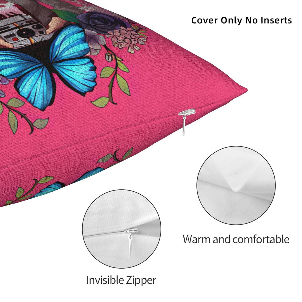 Life Is Strange Max Caulfield Polaroid Pillowcases Retro Trendy Pillow Case For Sofa Home Decor Print Pillow Cover