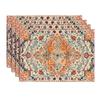 Boho Bohemia Style Placemats Set of 6, 12x18 Inch Country Rustic Farmhouse Magical Fall Table Mats for Party Kitchen Dining Decoration