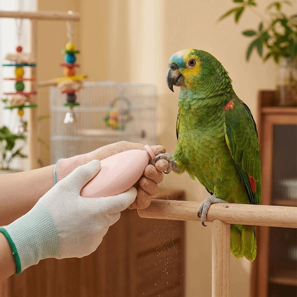 with 4 Polishing Heads Parrot Beak Grinder Low Noise Bird Nail Cutter for Cleaning
