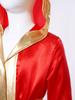 Kids Boys Boxing Robe Boxer Cosplay Costume Long Sleeve Metallic Trim Satin Hooded Cloak Kickboxing Gown for Halloween Party