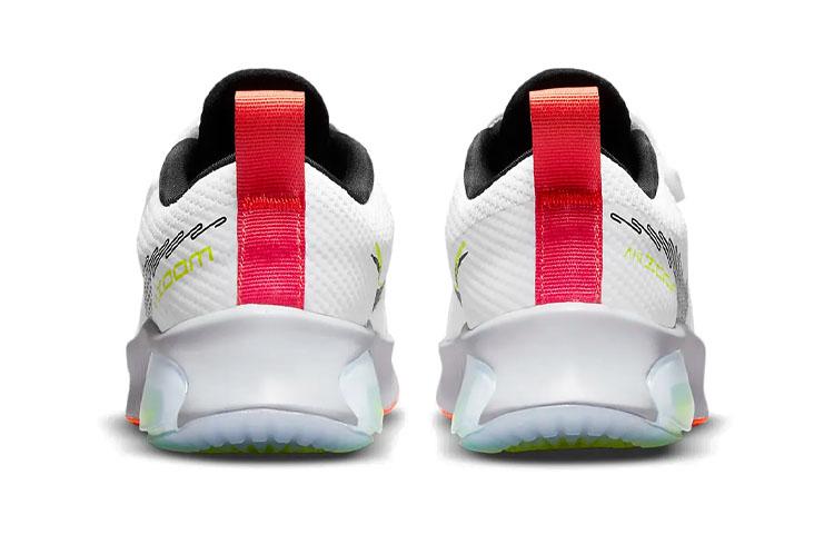 Nike Air Zoom Arcadia Low Top Running Shoes White Black Red Children Aged 3 7 Years Old CK0714-103