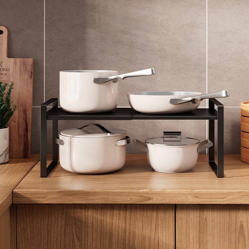 Adjustable Carbon Steel Kitchen Storage Rack