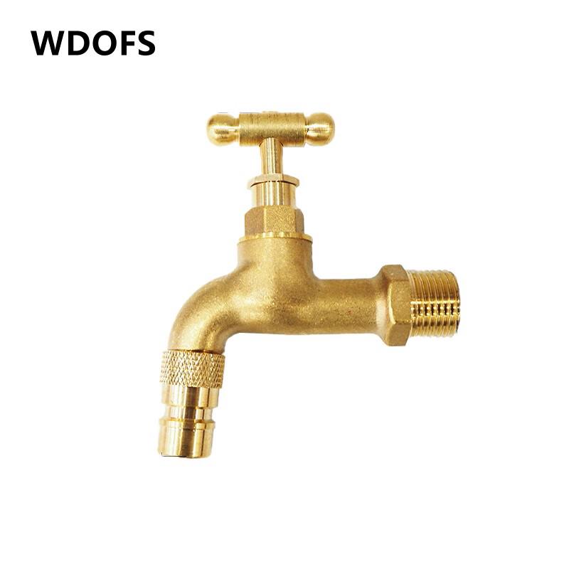 WDOFS Brass Washing Machine Faucet with Lock