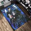 1Pc Black Butler  Rug - home decoration Carpet For Living Room Bedroom Flooring Computer Chair Area Rug