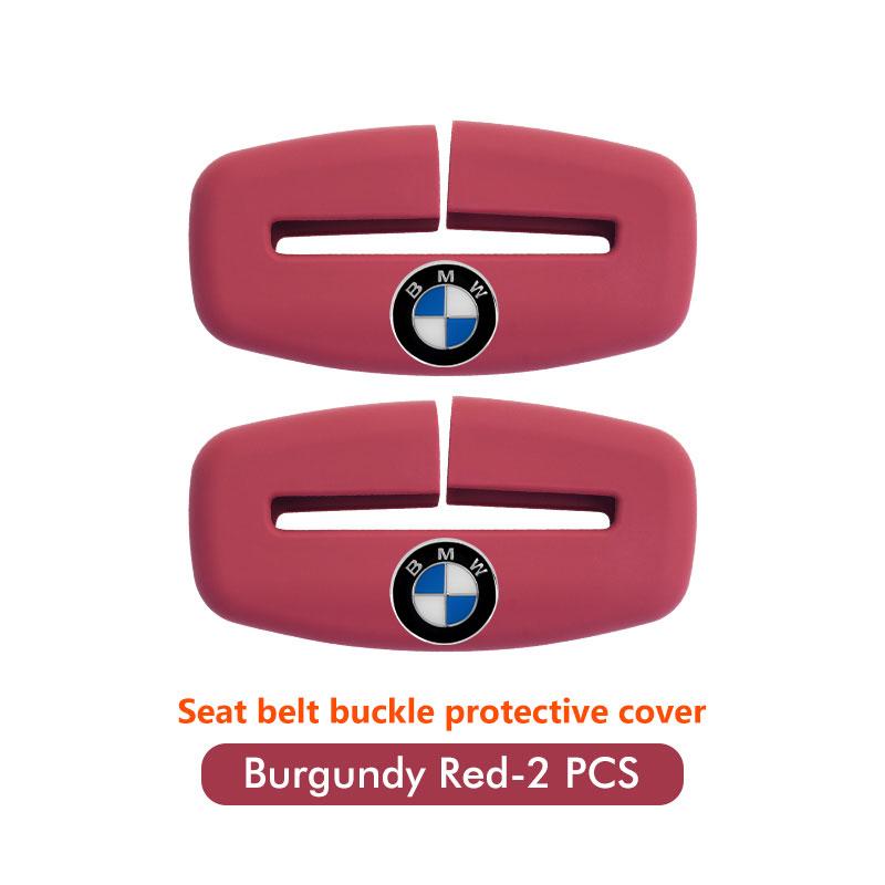 

2025 Hot Car Safety Belt Buckle Holder Anti-Collision Scratch Fixed Cover For BMW X3 X5 M5 M3 E46 E90 E60 F10 E39 F30 E36 G30 E8