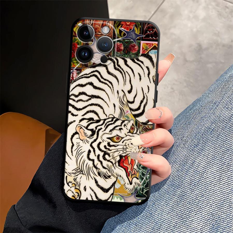 Cool Tiger Leopard Funda Phone Cover Phone Case for Apple iPhone 14 17 Pro Max 13 16 11 XR XS MAX 12 15 Pro 7 8 Air
