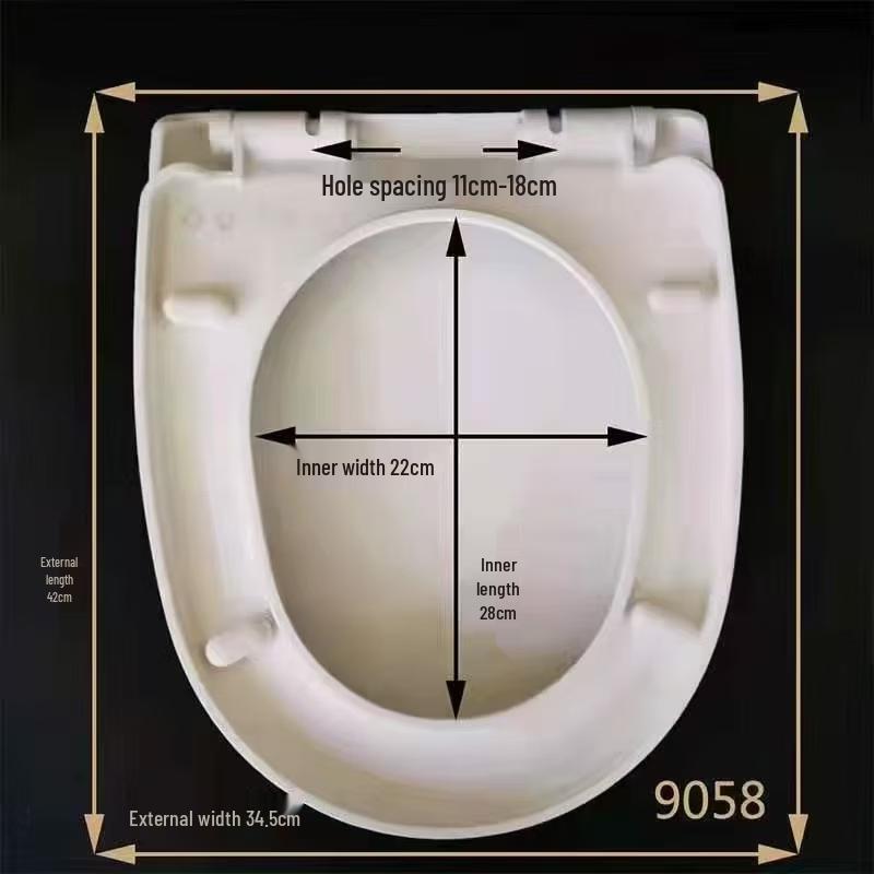 Miling Universal Quick-Release Toilet Seat