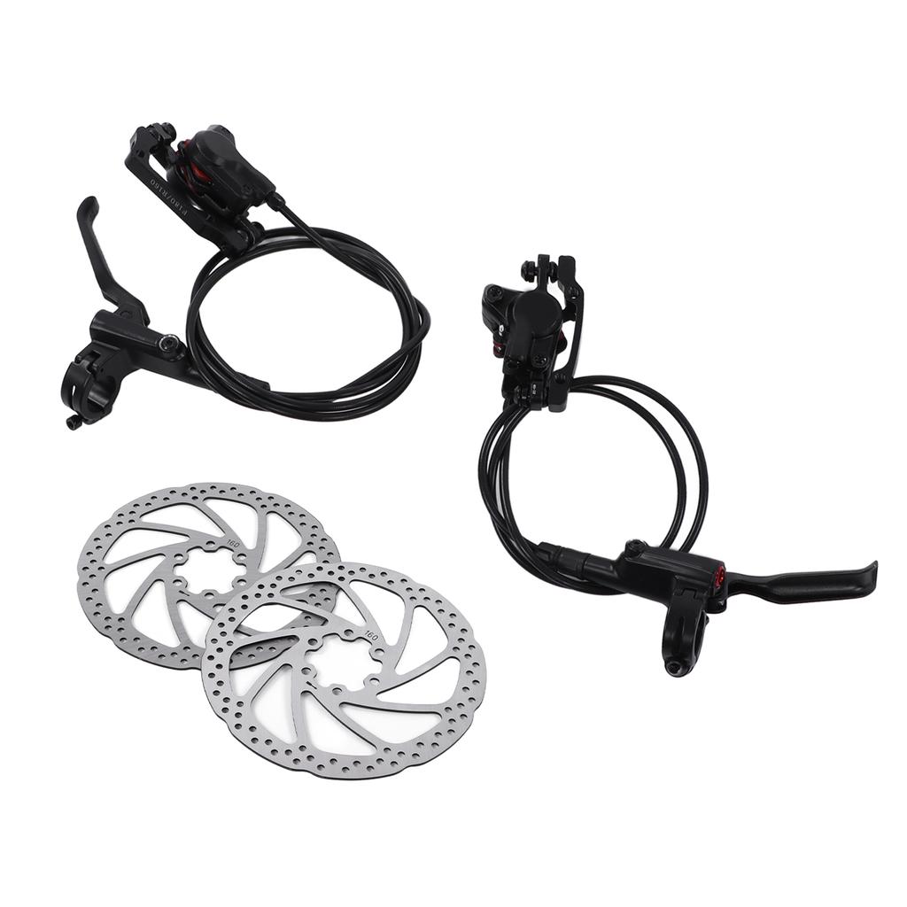 MEROCA Fahrrad Scheibenbremsensatz Fahrrad Hydraulische Scheibenbremse Mountainbike Vorne Hinten Radfahren Öl Scheibe