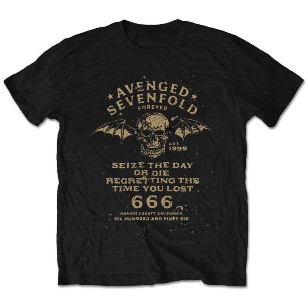 Seize The Day Avenged Sevenfold Band T-Shirt 100% Cotton Graphic Tee Men Women Summer Streetwear Top S разноцветный