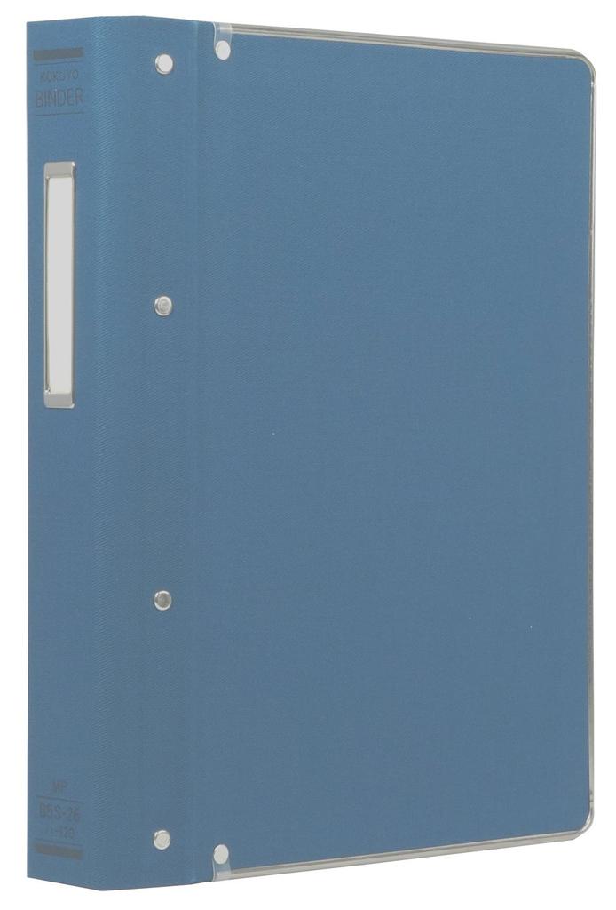KOKUYO File Cloth B5 Gold 26 200 Sheet Binder, Covered, Size, Vertical, Edge, Holes, Capacity, Blue, Ha-120BZ