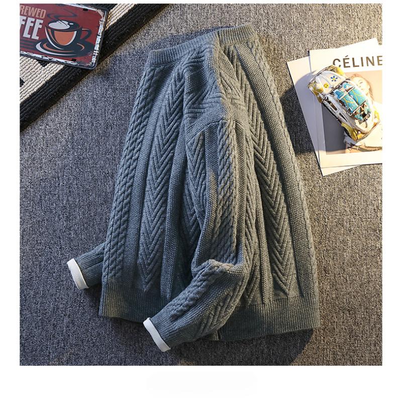 Men Women Knit Sweater Men Autumn Winter Pullover Casual Crew Neck Sweaters Hip Hop Streetwear