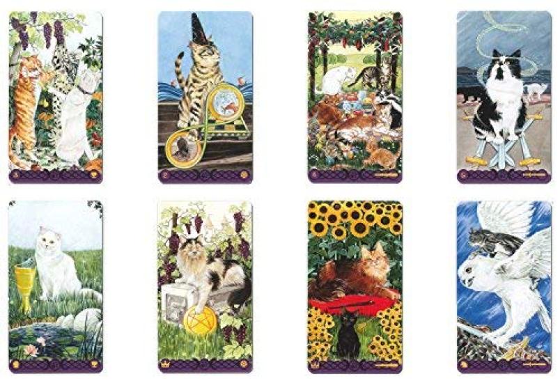 Tarot of Pagan Cats with Japanese Booklet "Pocket Manual"
